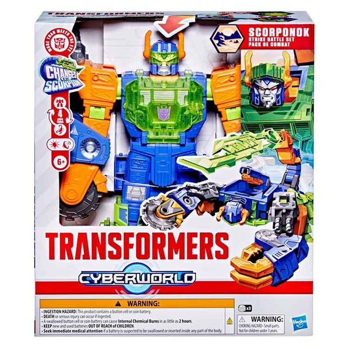 Transformers Cyberworld Scorponok Strike Battle Figure