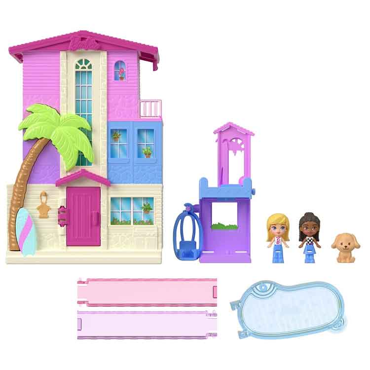 Barbie Dreamhouse Polly Pocket Compact Playset