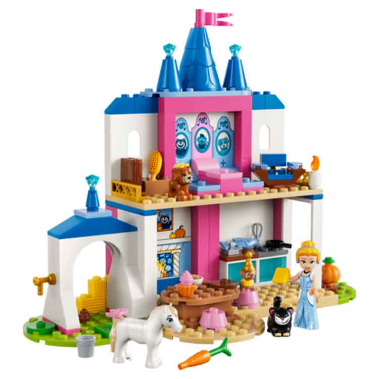 LEGO 43283 Cinderella Animal Friends Castle