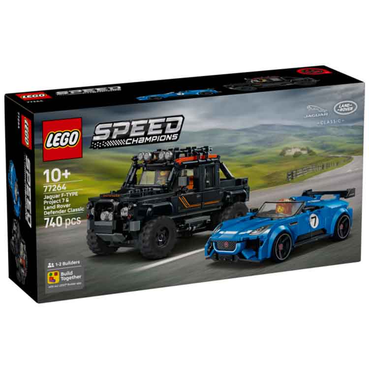 LEGO 77264 Jaguar Project 7 & Land Rover Defender Classic
