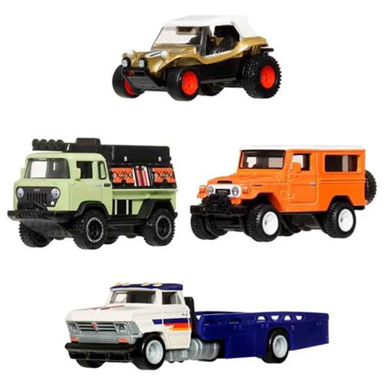 Hot Wheels Premium Collector 2026 Off Road Die-Cast Vehicle 4-Pack