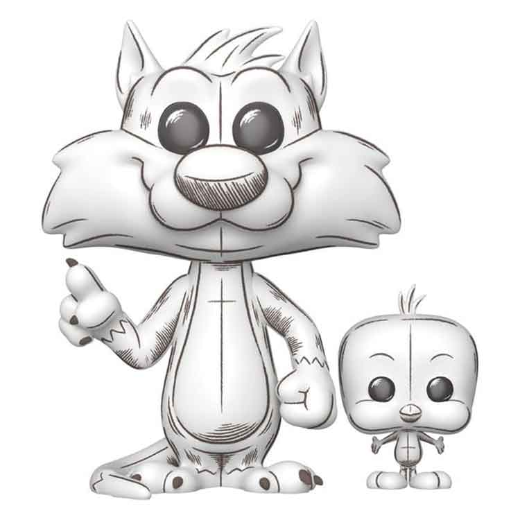 Funko Looney Tunes POP! & Buddy Animation Vinyl Figure Sylvester & Tweety