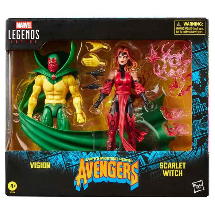 Avengers: The Crossing Marvel Legends Series Vision & Scarlet Witch 6-Inch Action Figures