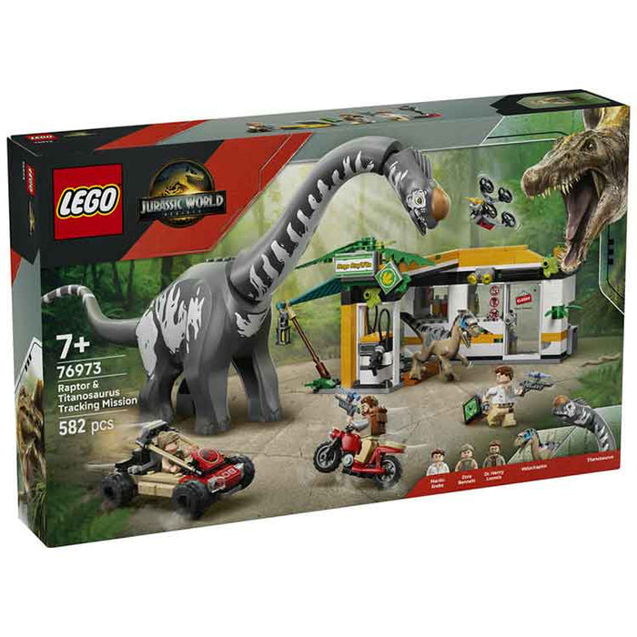 LEGO 76973 Raptor & Titanosaurus Tracking Mission