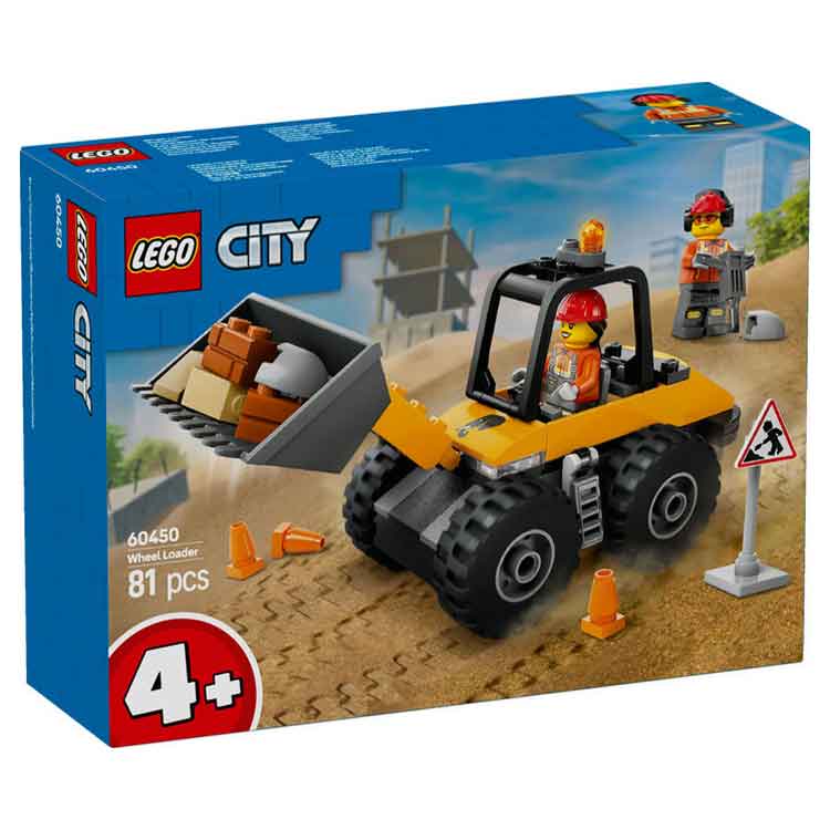 LEGO 60450 Yellow Construction Wheel Loader