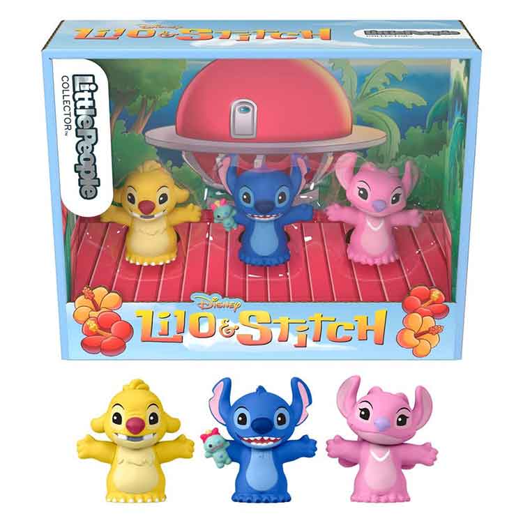 Lilo & Stitch Little People Collector Mini Figure 3-Pack Stitch & The Cousins