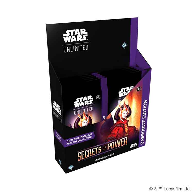 Star Wars: Unlimited - Secrets of Power Carbonite Booster Display
