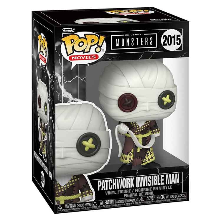 Funko Universal Monsters Patchwork POP! Movies Vinyl Figure Invisible Man