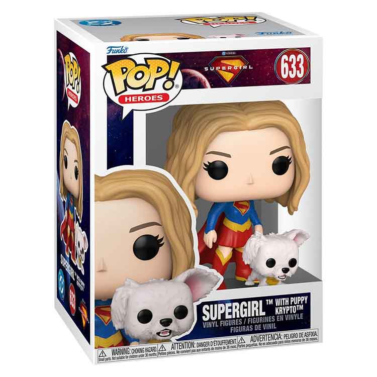 Funko Supergirl (2026) POP! Heroes Vinyl Figure Supergirl with Puppy Krypto