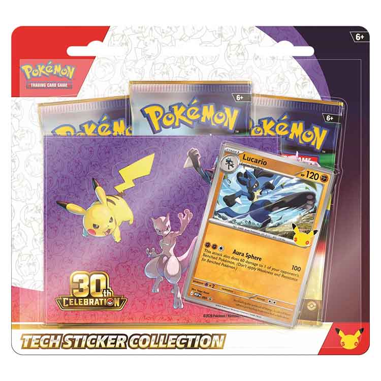 Pokémon TCG: Tech Sticker Collection - Assorted - 30th Celebration