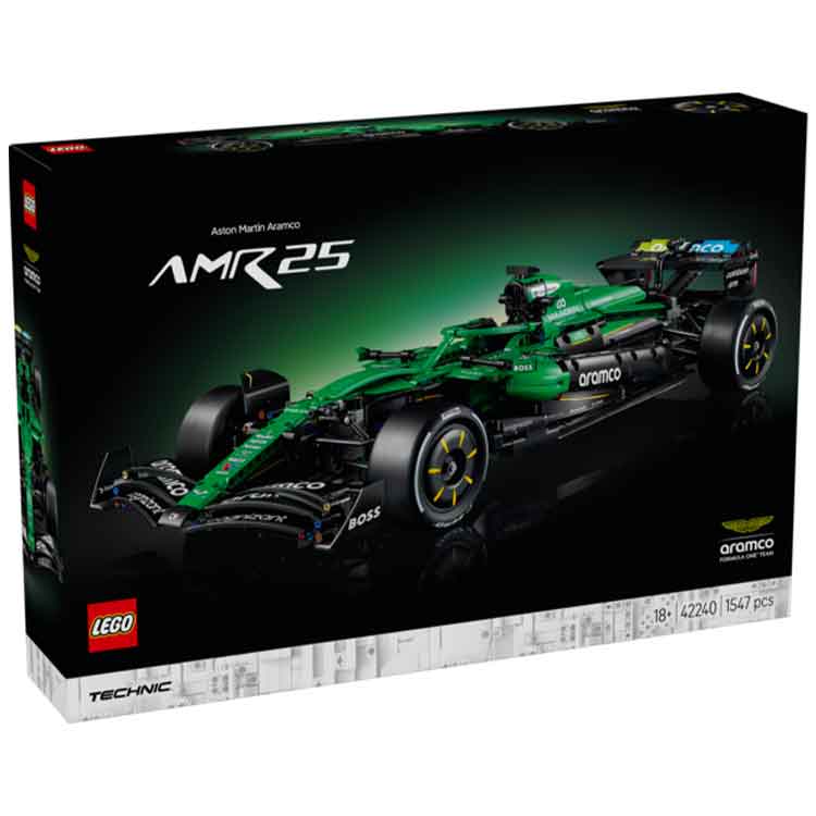 LEGO 42240 Aston Martin Aramco AMR25 F1 Car
