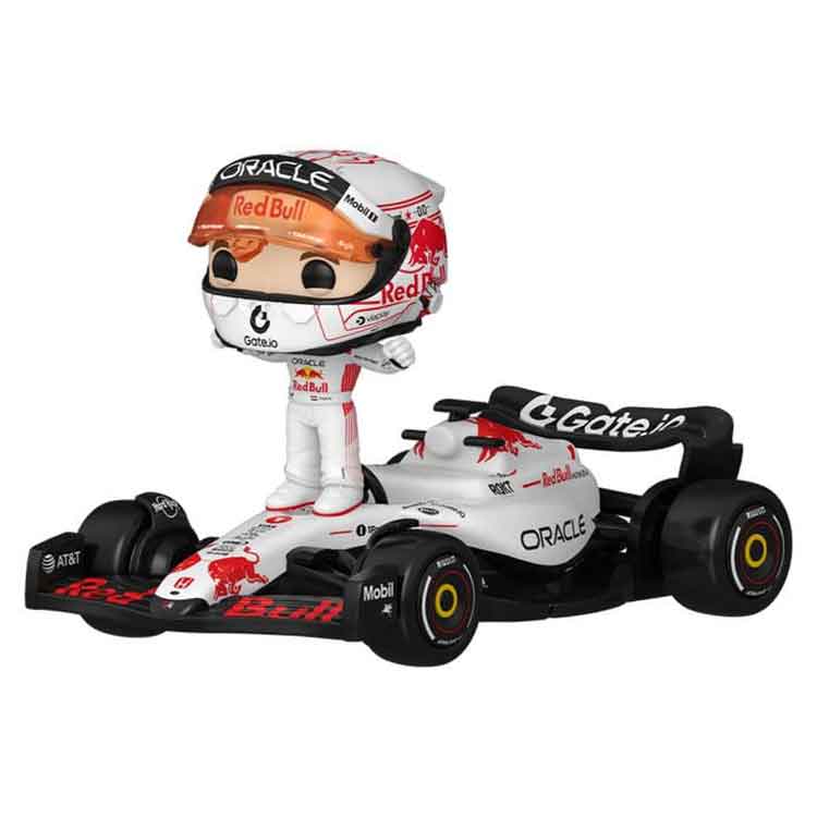 Funko Formula 1 POP! Rides Super Deluxe Vinyl Figure Max Verstappen (White)