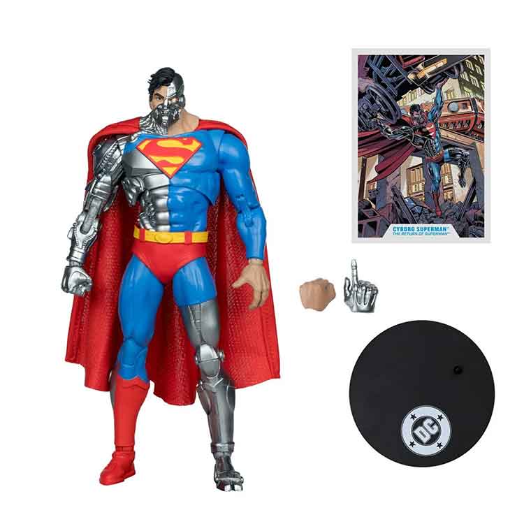 DC Multiverse McFarlane Vault Collection Wave 2 Cyborg Superman Revenge of the Green Lanterns 7-Inch Scale Action Figure