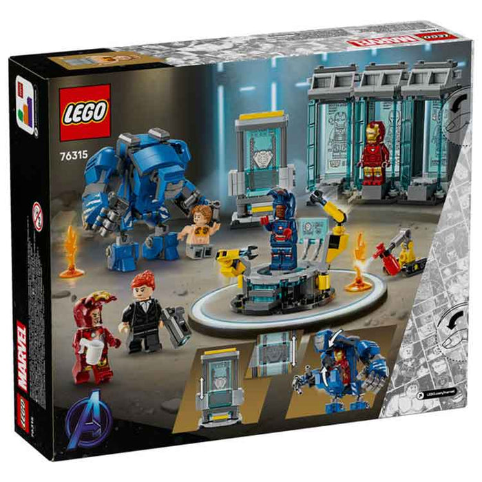 LEGO 76315 Iron Man's Laboratory: Hall of Armor