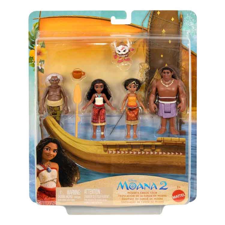Moanas Canoe Crew Playset