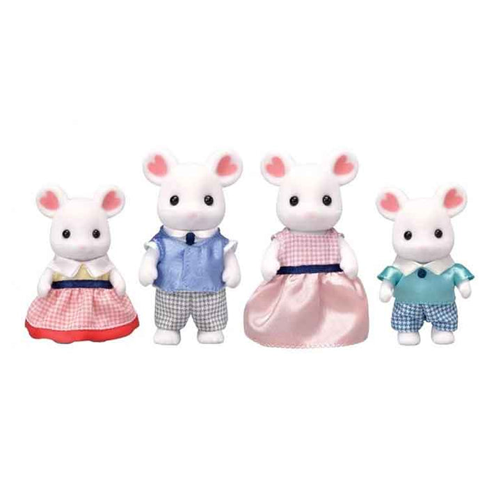 Sylvanian Families - Marshmallow Mouse Family