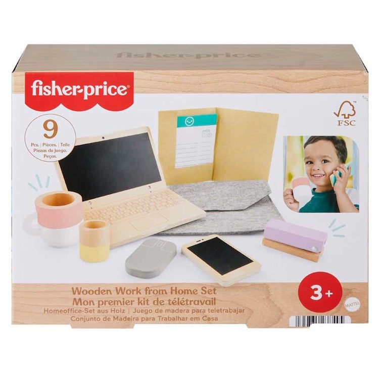 Fisher Price Wooden Work From Home Set