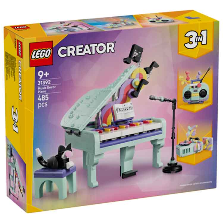 LEGO 31392 Music Decor Piano with Cat