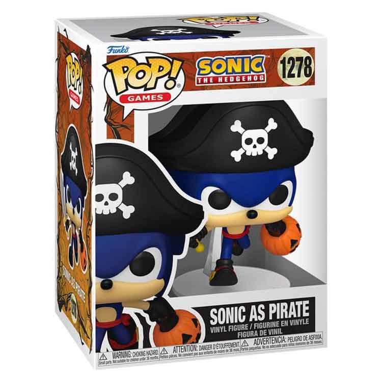 Funko Sonic the Hedgehog POP! Games Vinyl Figure Pirate Sonic