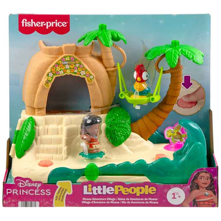 Fisher-Price Little People Disney Princess Playset Moana Adventure Village