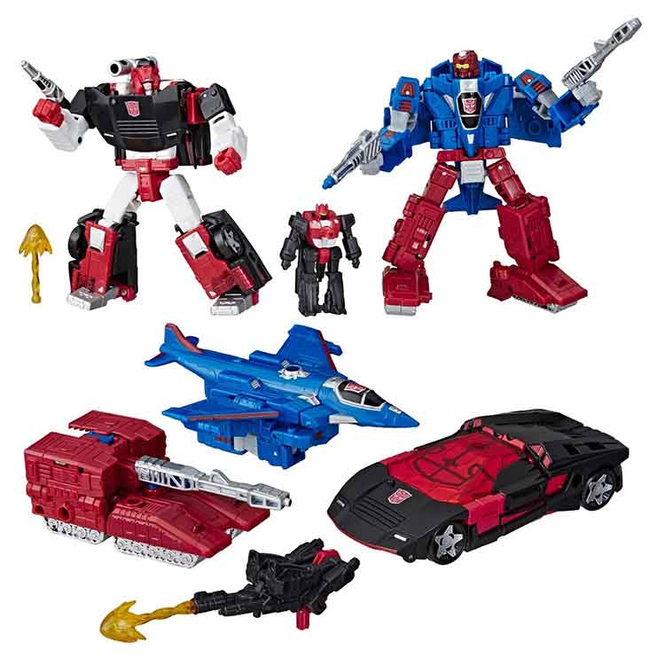 Transformers Generations War for Cybertron Siege Deluxe WFC-S26 Autobot Alphastrike Counterforce 3-Pack