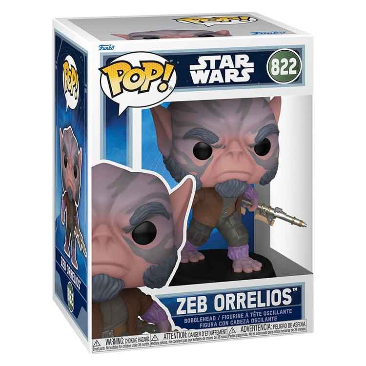 Funko Star Wars: The Mandalorian and Grogu POP! Vinyl Bobblehead Figure Zeb Orrelios