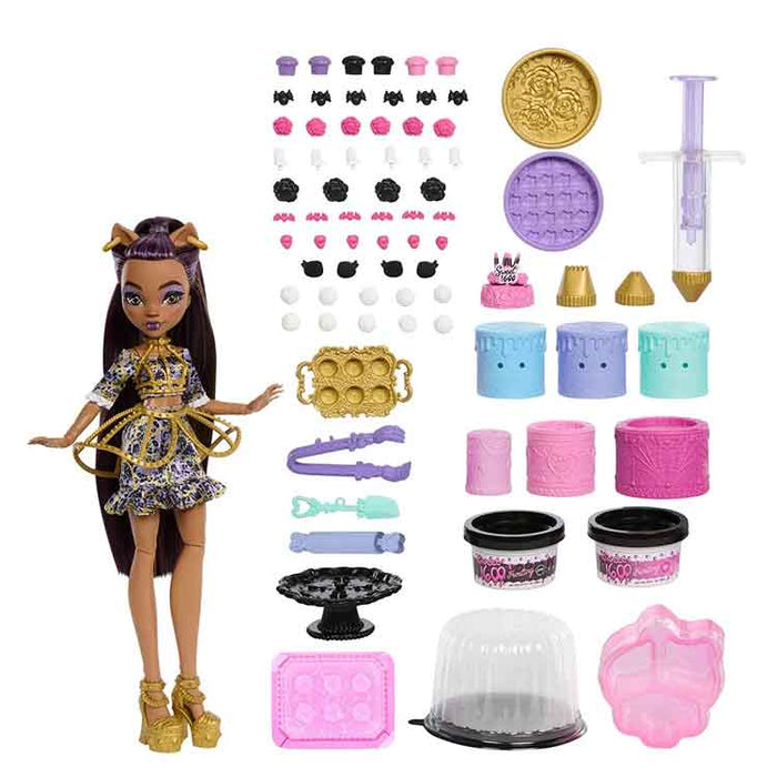 Monster High Scary Sweet Birthday Clawdeen Wolf Doll and Playset
