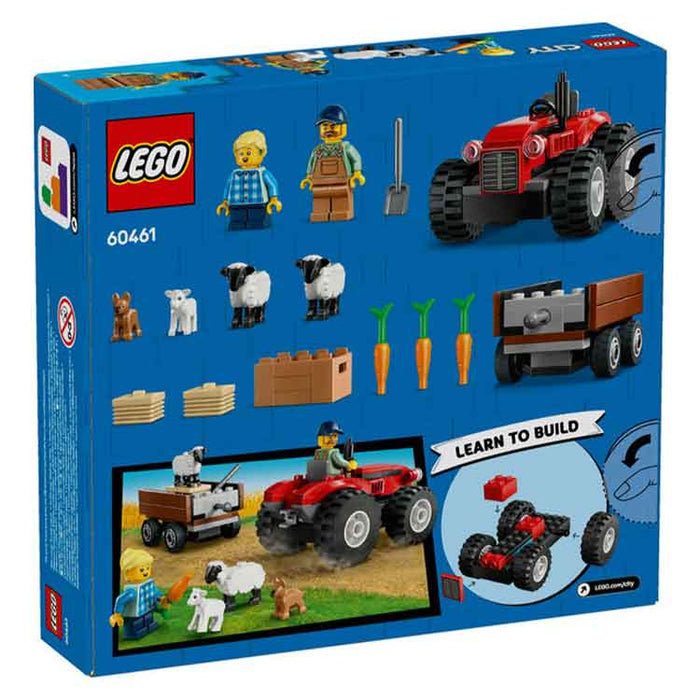 LEGO 60461 Red Farm Tractor with Trailer